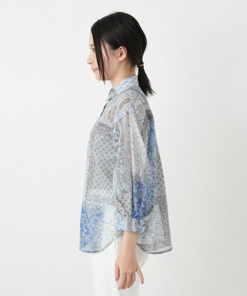 Leilian / レリアン シャツ・ブラウス | ペイズリー柄シャツブラウス【Leilian WHITE LABEL】 | 詳細18