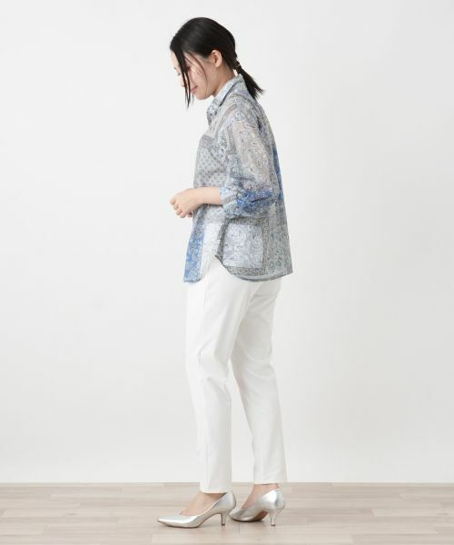 Leilian / レリアン シャツ・ブラウス | ペイズリー柄シャツブラウス【Leilian WHITE LABEL】 | 詳細5
