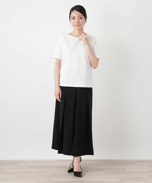 Leilian / レリアン カットソー | プリントクルーネックカットソー【Leilian WHITE LABEL】 | 詳細4