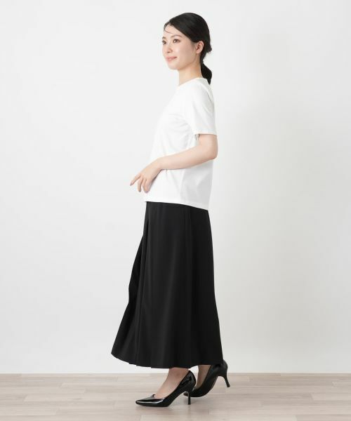 Leilian / レリアン カットソー | プリントクルーネックカットソー【Leilian WHITE LABEL】 | 詳細5