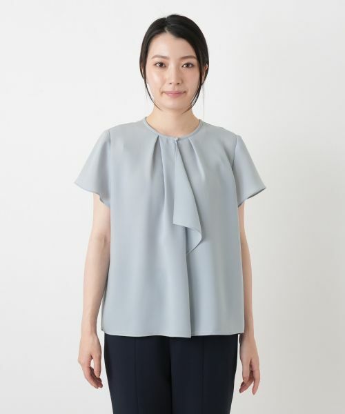 Leilian / レリアン シャツ・ブラウス | ボウタイ風タックブラウス【Leilian WHITE LABEL】 | 詳細25