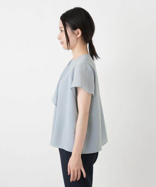 Leilian / レリアン シャツ・ブラウス | ボウタイ風タックブラウス【Leilian WHITE LABEL】 | 詳細26