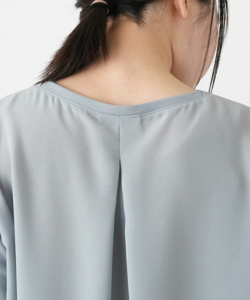Leilian / レリアン カットソー | 異素材切替テールカットヘムカットソー【Leilian WHITE LABEL】 | 詳細14