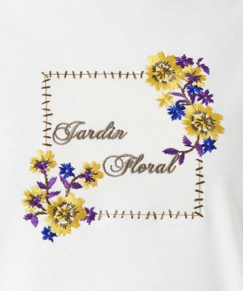 Leilian / レリアン Tシャツ | プリントクルーネックTシャツ | 詳細11