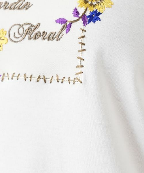 Leilian / レリアン Tシャツ | プリントクルーネックTシャツ | 詳細12