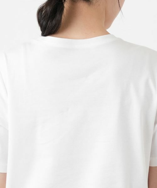 Leilian / レリアン Tシャツ | プリントクルーネックTシャツ | 詳細8