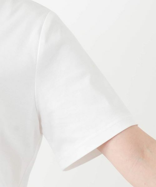 Leilian / レリアン Tシャツ | プリントクルーネックTシャツ | 詳細9