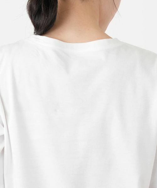 Leilian / レリアン Tシャツ | プリントクルーネックTシャツ | 詳細11