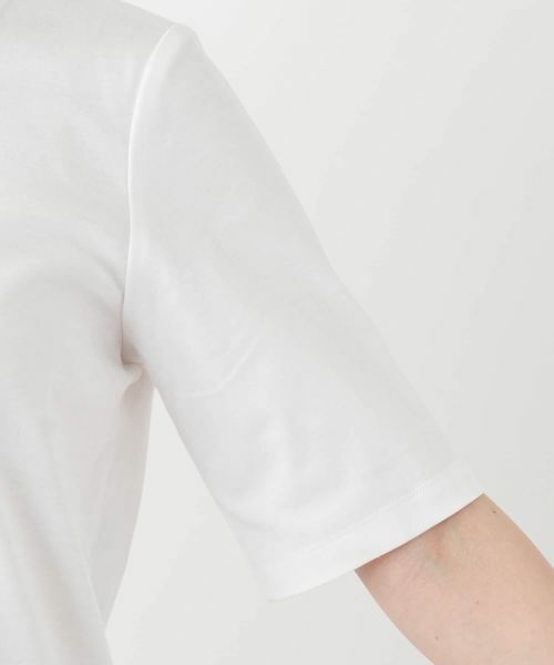 Leilian / レリアン Tシャツ | プリントクルーネックTシャツ | 詳細12