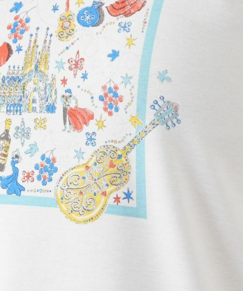 Leilian / レリアン Tシャツ | プリントクルーネックTシャツ | 詳細15