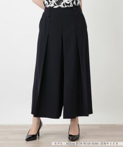 Leilian / レリアン その他パンツ | プリーツガウチョパンツ【Leilian WHITE LABEL】