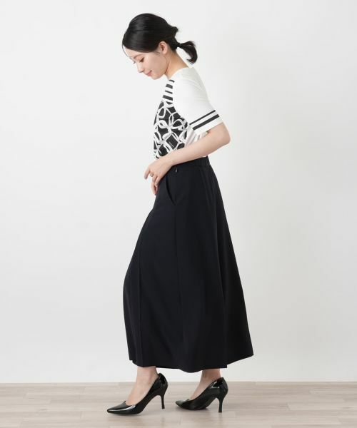 Leilian / レリアン その他パンツ | プリーツガウチョパンツ【Leilian WHITE LABEL】 | 詳細2