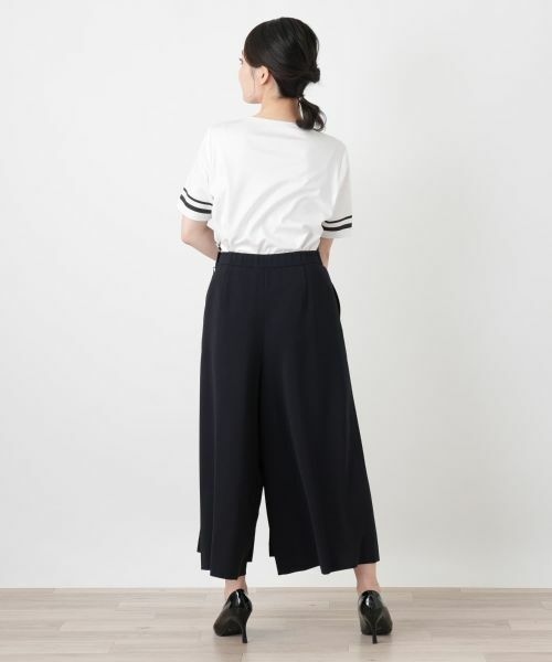 Leilian / レリアン その他パンツ | プリーツガウチョパンツ【Leilian WHITE LABEL】 | 詳細3
