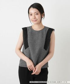 Leilian / レリアン シャツ・ブラウス | レースフレンチスリーブブラウス【Leilian WHITE LABEL】