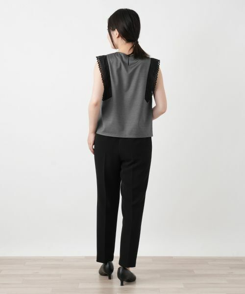 Leilian / レリアン シャツ・ブラウス | レースフレンチスリーブブラウス【Leilian WHITE LABEL】 | 詳細3