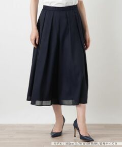 Leilian / レリアン その他パンツ | プリーツフレアワイドパンツ【Leilian WHITE LABEL】