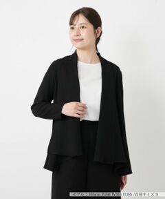 Leilian / レリアン シャツ・ブラウス | オープンフロントトッパーブラウス【Leilian WHITE LABEL】