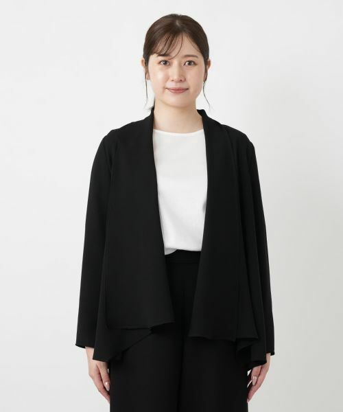 Leilian / レリアン シャツ・ブラウス | オープンフロントトッパーブラウス【Leilian WHITE LABEL】 | 詳細4
