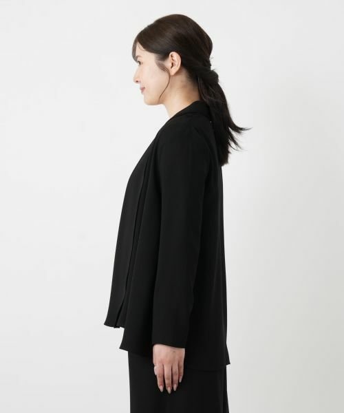 Leilian / レリアン シャツ・ブラウス | オープンフロントトッパーブラウス【Leilian WHITE LABEL】 | 詳細5