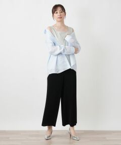 Leilian / レリアン その他パンツ | プリーツワイドパンツ【Leilian WHITE LABEL】