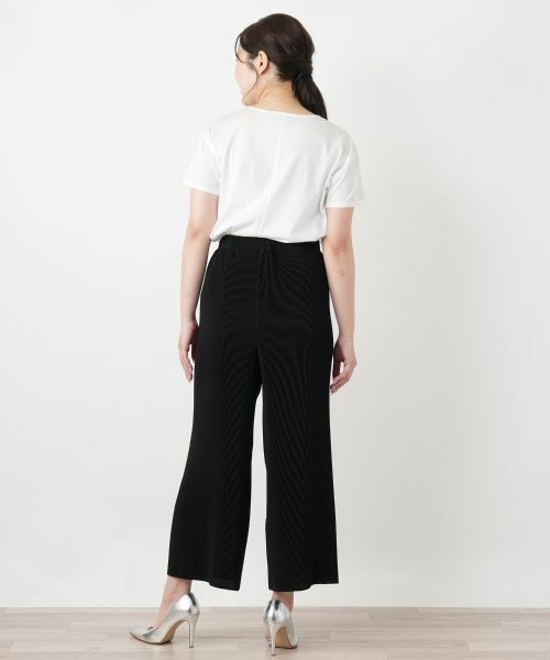 Leilian / レリアン その他パンツ | プリーツワイドパンツ【Leilian WHITE LABEL】 | 詳細10