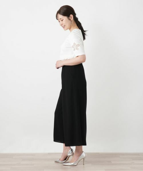 Leilian / レリアン その他パンツ | タックワイドパンツ【Leilian WHITE LABEL】 | 詳細2