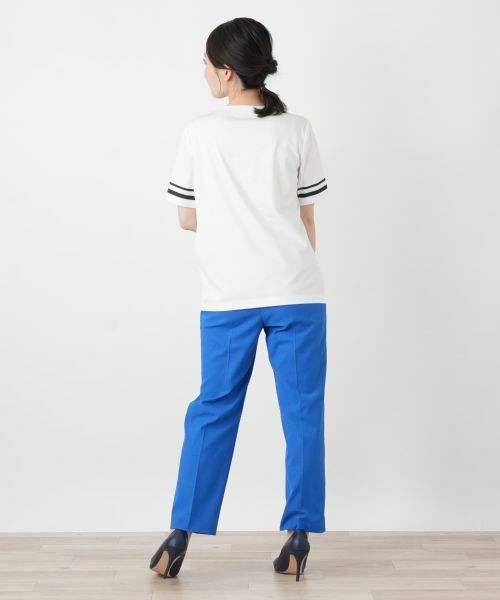 Leilian / レリアン Tシャツ | 幾何学柄クルーネックカットソー【ROCHAS Premiere】 | 詳細3