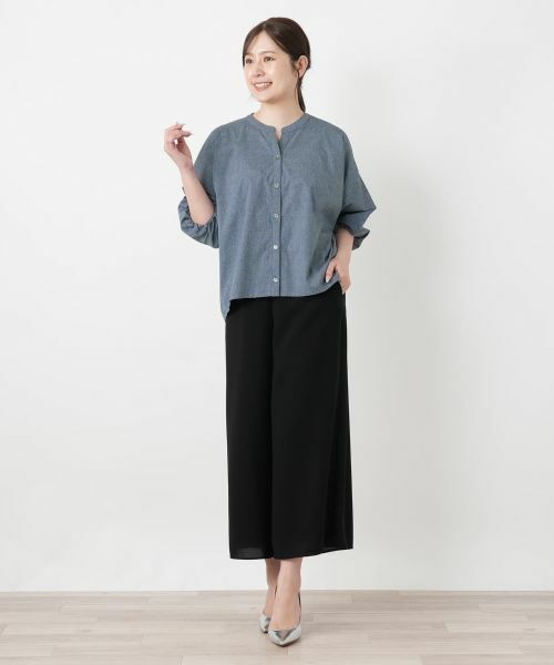 Leilian / レリアン シャツ・ブラウス | キーネックバルーンスリーブブラウス【Leilian WHITE LABEL】 | 詳細16