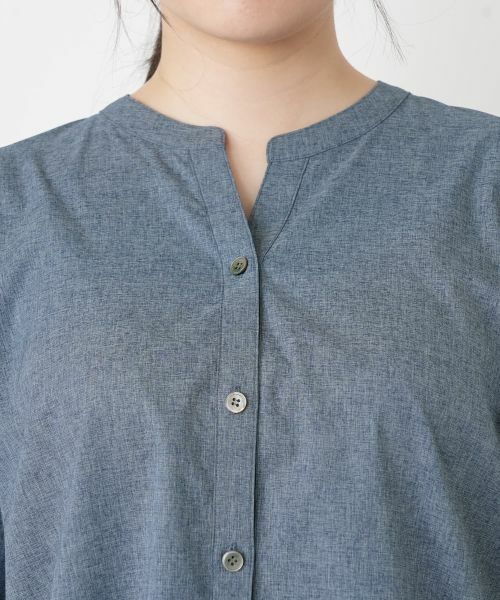 Leilian / レリアン シャツ・ブラウス | キーネックバルーンスリーブブラウス【Leilian WHITE LABEL】 | 詳細24