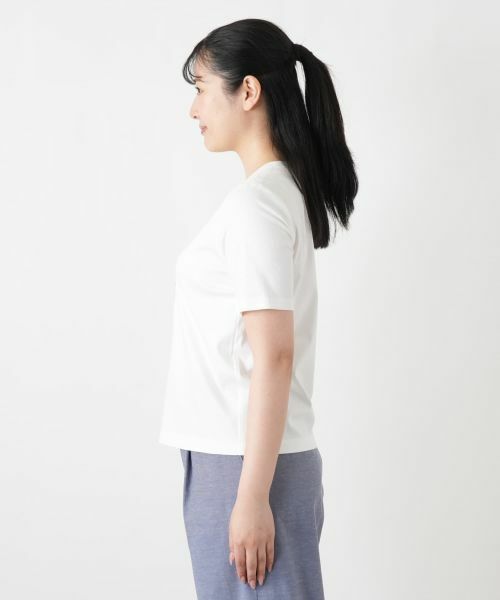 Leilian / レリアン Tシャツ | ボタニカル柄クルーネックTシャツ | 詳細11