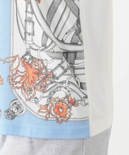 Leilian / レリアン Tシャツ | プリントクルーネックTシャツ | 詳細10