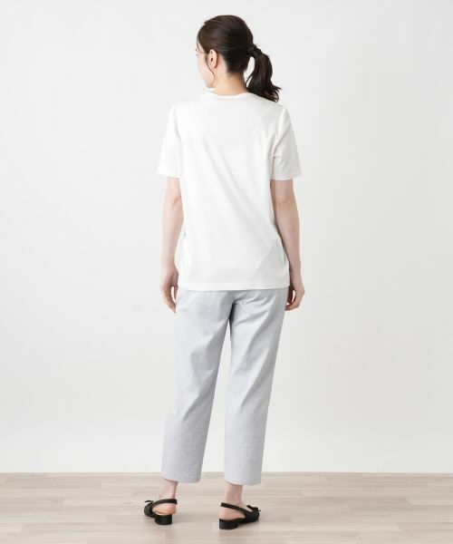 Leilian / レリアン Tシャツ | プリントクルーネックTシャツ | 詳細3