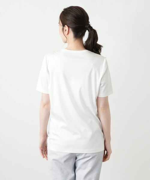 Leilian / レリアン Tシャツ | プリントクルーネックTシャツ | 詳細6