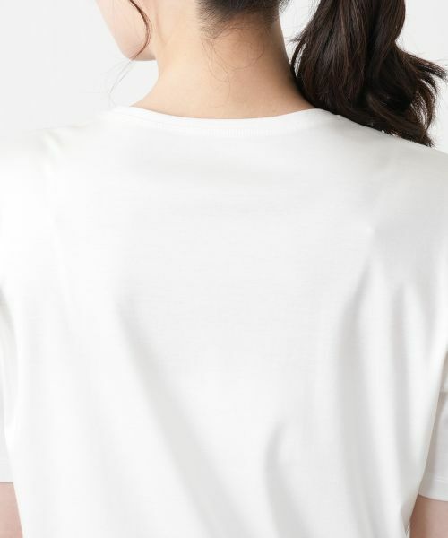 Leilian / レリアン Tシャツ | プリントクルーネックTシャツ | 詳細8