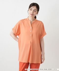 Leilian / レリアン シャツ・ブラウス | フレンチスリーブスキッパーブラウス