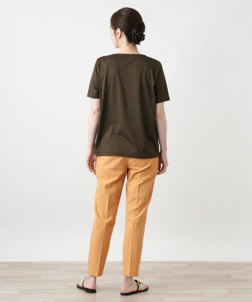 Leilian / レリアン カットソー | 刺繍クルーネックTシャツ【Leilian WHITE LABEL】 | 詳細6