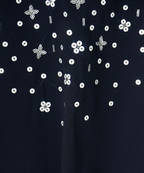 Leilian / レリアン Tシャツ | スパンコール刺繍カットソー【Leilian WHITE LABEL】 | 詳細19