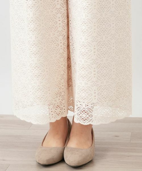 Leilian / レリアン その他パンツ | レースワイドパンツ【Leilian WHITE LABEL】 | 詳細13