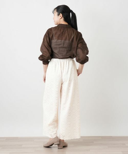 Leilian / レリアン その他パンツ | レースワイドパンツ【Leilian WHITE LABEL】 | 詳細8