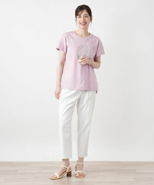 Leilian / レリアン その他パンツ | ストレッチクロップドパンツ【Leilian WHITE LABEL】 | 詳細10