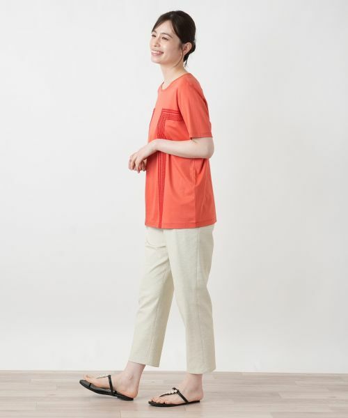 Leilian / レリアン その他パンツ | ストレッチクロップドパンツ【Leilian WHITE LABEL】 | 詳細14