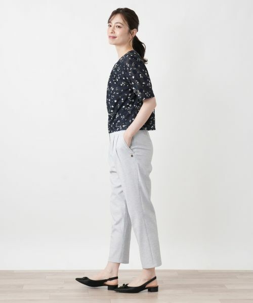 Leilian / レリアン その他パンツ | ストレッチクロップドパンツ【Leilian WHITE LABEL】 | 詳細2