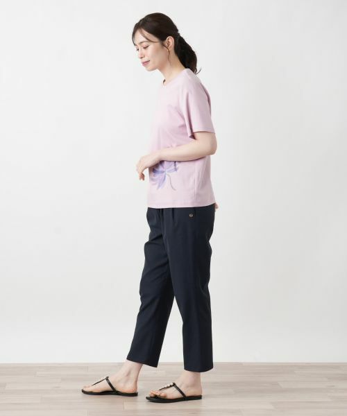 Leilian / レリアン その他パンツ | ストレッチクロップドパンツ【Leilian WHITE LABEL】 | 詳細8