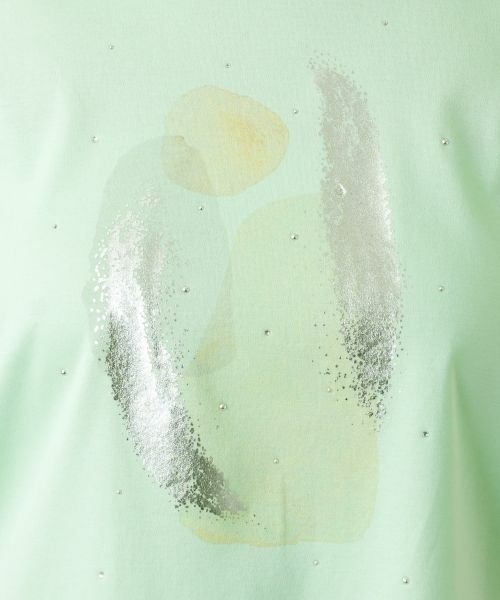 Leilian / レリアン Tシャツ | プリントクルーネックTシャツ【Leilian WHITE LABEL】 | 詳細17