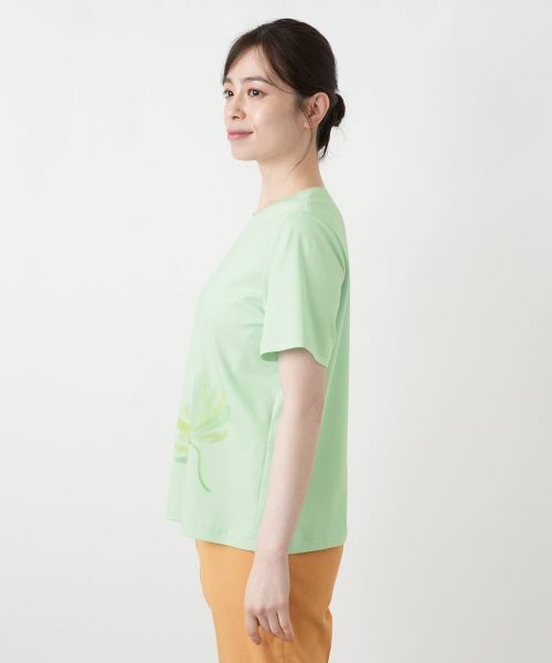 Leilian / レリアン Tシャツ | プリントクルーネックTシャツ【Leilian WHITE LABEL】 | 詳細11