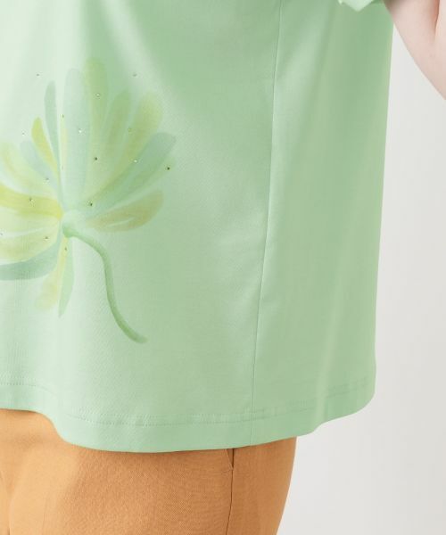 Leilian / レリアン Tシャツ | プリントクルーネックTシャツ【Leilian WHITE LABEL】 | 詳細16