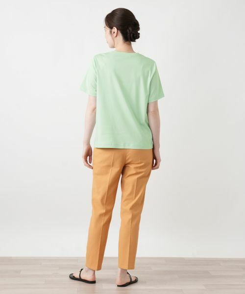 Leilian / レリアン Tシャツ | プリントクルーネックTシャツ【Leilian WHITE LABEL】 | 詳細9
