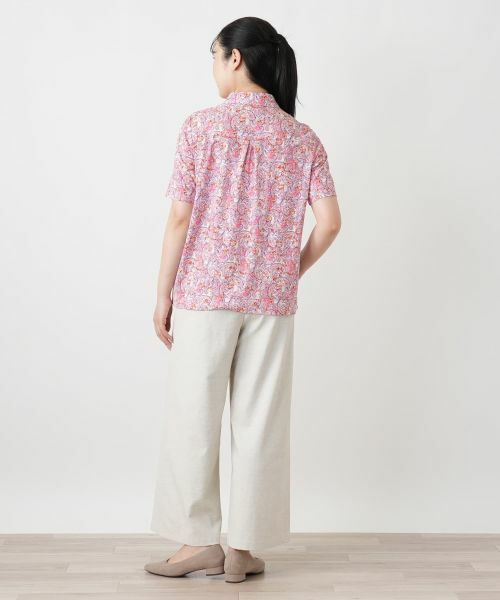 Leilian / レリアン ポロシャツ | ペイズリー柄ポロシャツ【Leilian WHITE LABEL】 | 詳細3