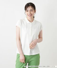 Leilian / レリアン ポロシャツ | フレンチスリーブポロシャツ 【Leilian WHITE LABEL】