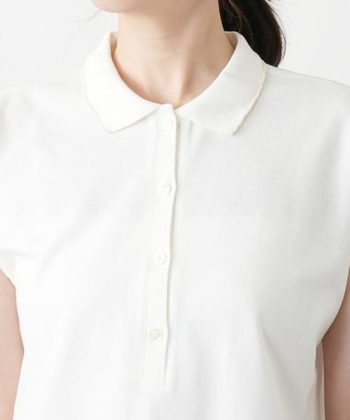 Leilian / レリアン ポロシャツ | フレンチスリーブポロシャツ 【Leilian WHITE LABEL】 | 詳細10